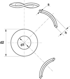 Immagine di Rondelle Elastiche Ondulate