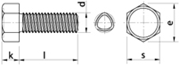 Immagine di Vite autoformante (trilobata) Testa Esagonale Zincato Bianco
