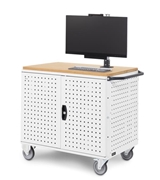 Immagine di Carrello Clever Large CLEVER1031 con piastra porta monitor VESA