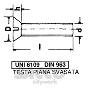 Immagine di 6X35TPS ZN 4.8 6109 - VITE UPI VEB  01653595