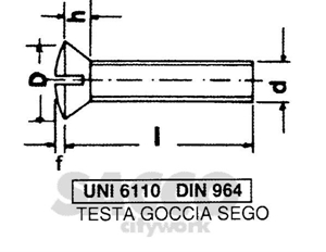 Immagine di 6X25 TSVCAL ZN 4.8 6110 VITE U PIVEB  01787016