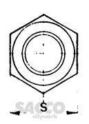 Immagine di DADO 16MA GZ ALTO 5587 CL.8 UP IVEB  01929300