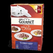 Immagine di CIBO GATTI MON PETIT TO/SA/TR   6X50G GOURMET PURINA 02636504