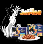 Immagine di CIBO GATTI SENSATIONS MANZO C/POMODORO  100G GELATINA          FELIX PURINA 02636788