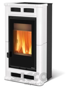 Immagine di STUFA LEGNA FLO' KW8,3 BIANCO INFINITY               NORDICA 02802275