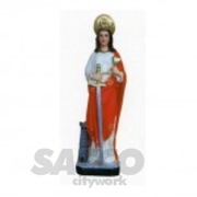 Immagine di STATUA SANTA BARBARA IN RESINA CM.65 ART. 305/ 65 04318637