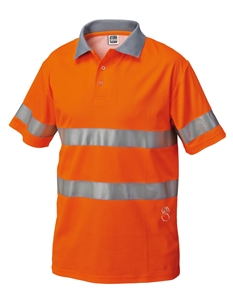 Immagine di POLO HV MANICA CORTA TG.2XL ARANCIO 2CAT EN ISO 20471        SIGGI 05572519