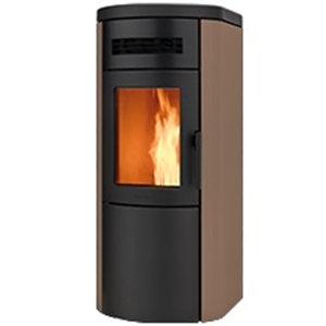 Immagine di STUFA PELLET DUAL 9 KW9,2 BRONZO RAVELLI 05798254