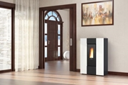 Immagine di STUFA PELLET MARILENA PLUS AD KW8  BIANCO EXTRAFLAME 05791712