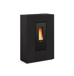 Immagine di STUFA PELLET MARILENA PLUS AD KW8  NERO EXTRAFLAME 05791729