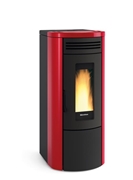 Immagine di TERMOSTUFA PELLET COSTANZA KW17 BORDEAUX IDRO                EXTRAFLAME 05791835