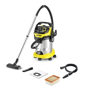 Immagine di ASPIRATORE SOLIDI-LIQUIDI WD 6 P PREMIUM W1300 LT30 INOX        KARCHER 04973973