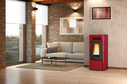 Immagine di STUFA PELLET TERRY PLUS KW12,1 BORDEAUX EVOLUTION           EXTRAFLAME 05474332