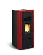 Immagine di STUFA PELLET GIUSY EVO KW7  BORDEAUX EXTRAFLAME 05554324