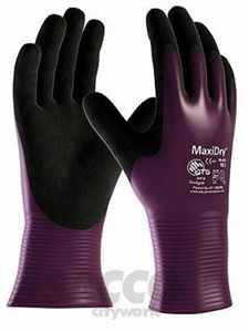 Immagine di GUANTO CHIMICO MAXIDRY TG11-2XL NITRILE VIO/NER 2CAT 4121X TIPO C J 03472767