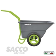 Immagine di CARRIOLA PLASTICA VERDE LT 110 2 RUOTE SEMI PN       VERDEMAX 04267416