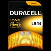 Immagine di PILA BOTTONE LR43 ALCALINA PZ 2  1,5V/B 186/V12GA             DURACELL 04844822