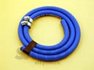 Immagine di TUBO GAS GPL C/2 FASCETTE MT 1,5 PVC AZZURRO UNI CIG 7140  IDRO 04264125