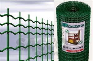 Immagine di RETE STILPLAX VERDE MM50,8X50,8 Ø3,3 H 102 MT 25 PLASTIC. CAVATORTA 04615125