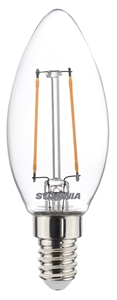 Immagine di LAMPADA LED CANDELA C35 E14 FILAMENTO RT CHIARA