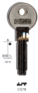 Immagine di CHIAVI SILCA PUNZONATE CS 70