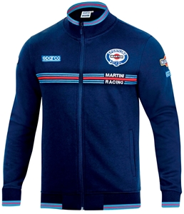 Immagine di FELPE S.FULL ZIP MARTINI BL. M