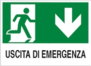 Immagine di S.PVC USCITA EMERGEN.    30X20