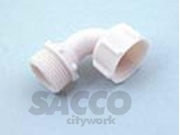 Immagine di RACCORDO CURVO 3/4" MF PER LAVATRICE          BLISTER 03419427