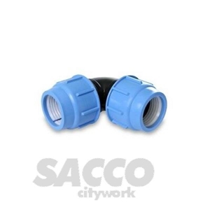 Immagine di GOMITO 90° COMPRESSIONE Ø50 PN16 BLUESEAL        SFUSO SAB 03625101