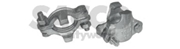 Immagine di RACCORDO HERCULES C/GRIFFE 4B Ø50/71 (71) C/4BULLONI ACCIAIO AL CARBONIO 02988900