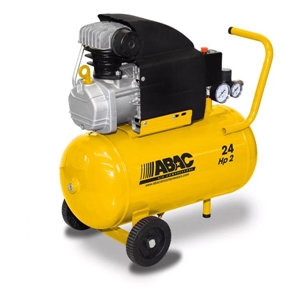 Immagine di COMPRESSORE TRASMISS. DIRETTA LT 24 HP2 V230 C/OLIO POLEPOSITION B20 GIALLO 02100142