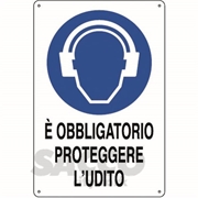 Immagine di SEGNALE OBBLIGO MM 300X200 PROTEGGERE UDITO 01624403