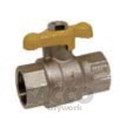 Immagine di VALVOLA SFERA C/FARFALLA 3/4" FF GAS EN311 05029396