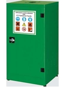 Immagine di ARMADIO FITOSANITARI METALLO MM 575X1100X500 LT66  VERDE 1ANTA 2RIP. CARVEL 05375271