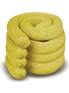 Immagine di CALZA ASSORBENTE CHIMICI Ø76X1220   LT85 GIALLO PZ 15            CARVEL 05921065