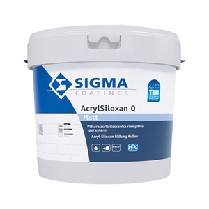 Immagine di PITTURA MURALE ACRILSILOXSAN LT 12,5 COLORATO ACRYLSILOXAN Q           SIGMA 00069298