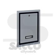 Immagine di PORTA C/CORNICE COPRIFUGA MM 272X362 ALLUMINIO SILVER        SILMEC 00609791