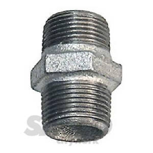 Immagine di NIPPLO DOPPIO GHISA ZN 3/8" MM FIG.280                BLISTER 00706674