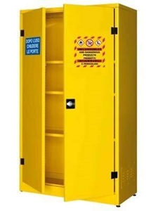 Immagine di ARMADIO INFIAMMABILI METALLO MM 1075X1850X500 LT144 GIALLO 1ANTA 3RIP.CARVEL 00930642