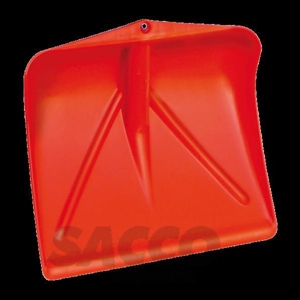 Immagine di PALA NEVE INNESTO BIOCCOLO CM 42X45   ROSSO PLASTICA SENZA MANICO      NVT 01204032