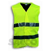 Immagine di GILET HV C/PORTABADGE TG.TU GIALLO 2CAT EN ISO 20471         SEBA 01250503