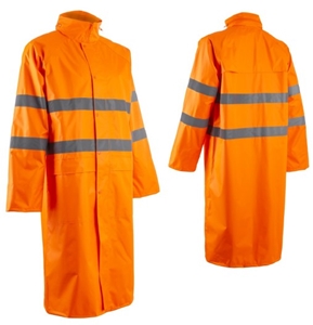 Immagine di CAPPOTTO HV ANTIPIOGGIA KAWA TG.  L ARANCIO 2CAT EN ISO 20471 EN343 COVERG 05991129