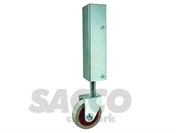 Immagine di RUOTA DI SUPPORTO CANCELLI Ø80  KG170 H310 ZN 489               IBFM 01627183