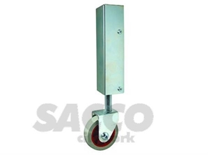 Immagine di RUOTA DI SUPPORTO CANCELLI Ø80  KG170 H310 ZN 489               IBFM 01627183