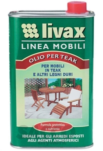 Immagine di OLIO MOBILI TEAK LT 1    FLACONE LIVAX                   NUNCAS 00139632