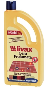 Immagine di CERA PAVIMENTO PROFUMATA LT 1    FLACONE LIVAX                   NUNCAS 03619377