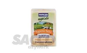 Immagine di SAPONE VEGETALE SOLIDO GR 150 SETA                    NUNCAS 03926031