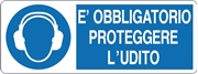 Immagine di SEGNALE OBBLIGO MM 350X125 PROTEGGERE UDITO ALLUMINIO 02225975