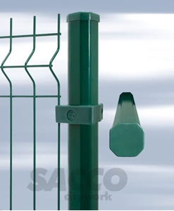 Immagine di PALO OTTAGONALE VERDE PALDECO H 2300 MM 45X45 PLASTIC. S/PIATTINA  CAVATORTA 05254897