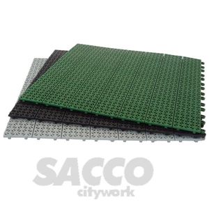 Immagine di PAVIMENTO PLASTICA MULTIPLATE MM 555X555 VERDE (3,3 X MQ) 01052756